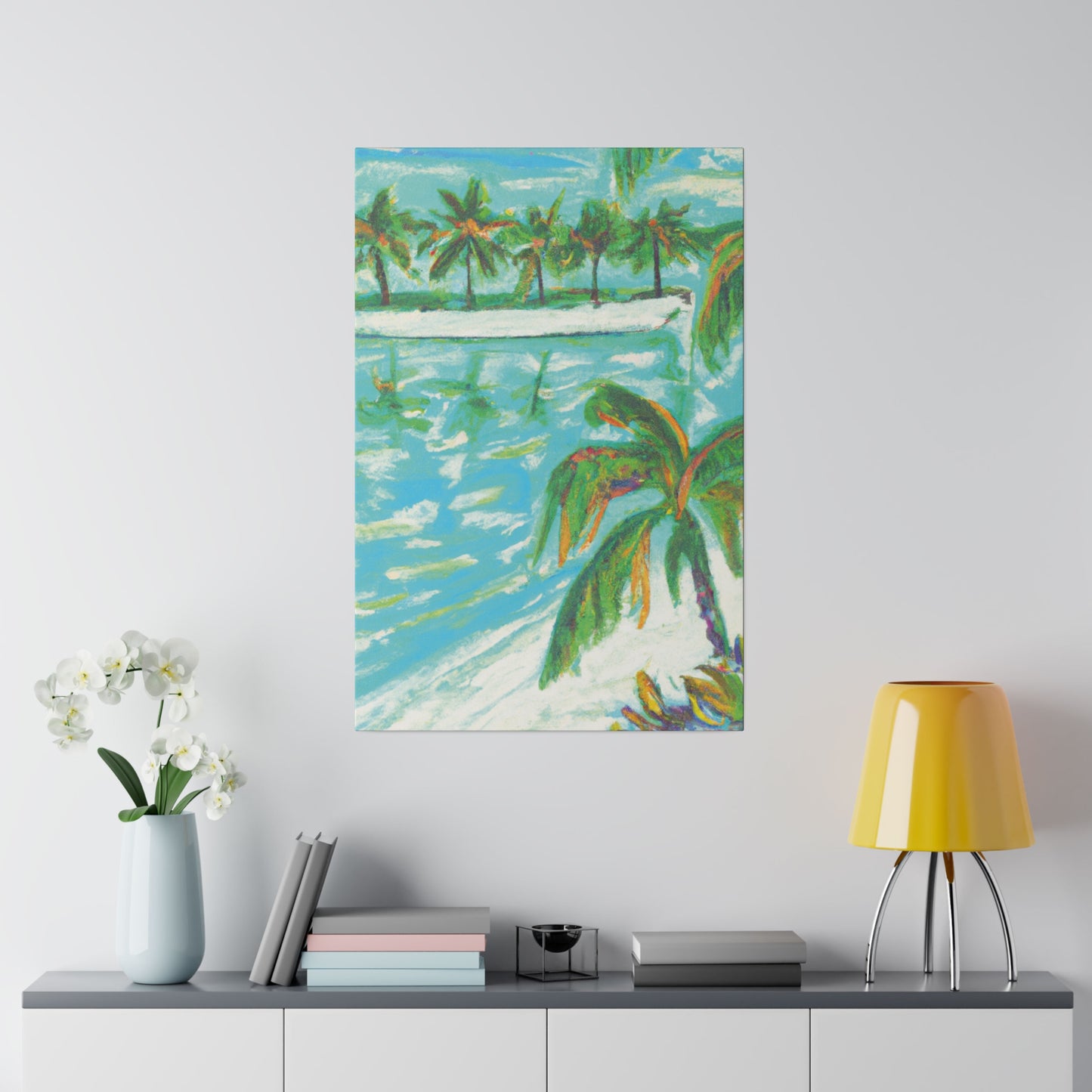 7103O - Bahamas Ocean Painting Print | Bahamas | Ocean | Beach | Poster | Home Decor | Wall Art | Canvas