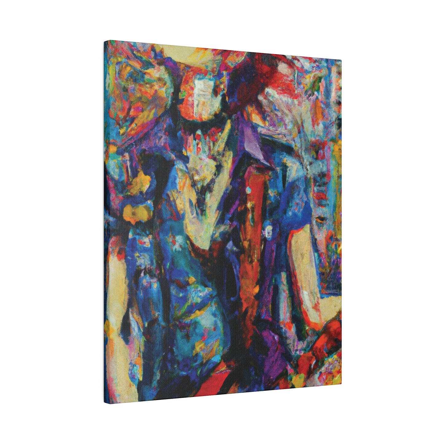 9667F - Rockstar Oil Painting Style Print | Poster | Home Decor | Wall Art | Music Art | Canvas