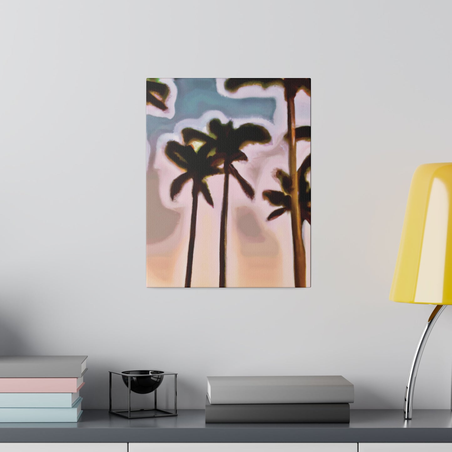 4828Q - Miami Beach Sunset Painting Print | Miami | Beach | Sunset | Poster | Home Decor | Wall Art | Canvas