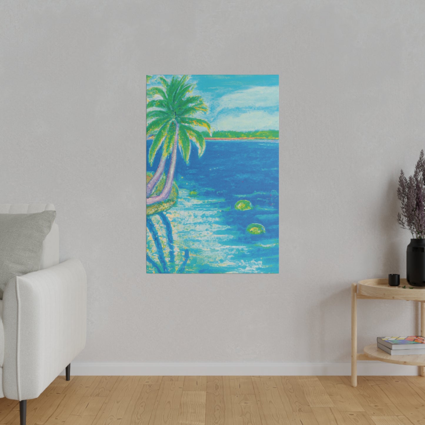 5683A - Bahamas Ocean Painting Print | Bahamas | Ocean | Beach | Poster | Home Decor | Wall Art | Canvas