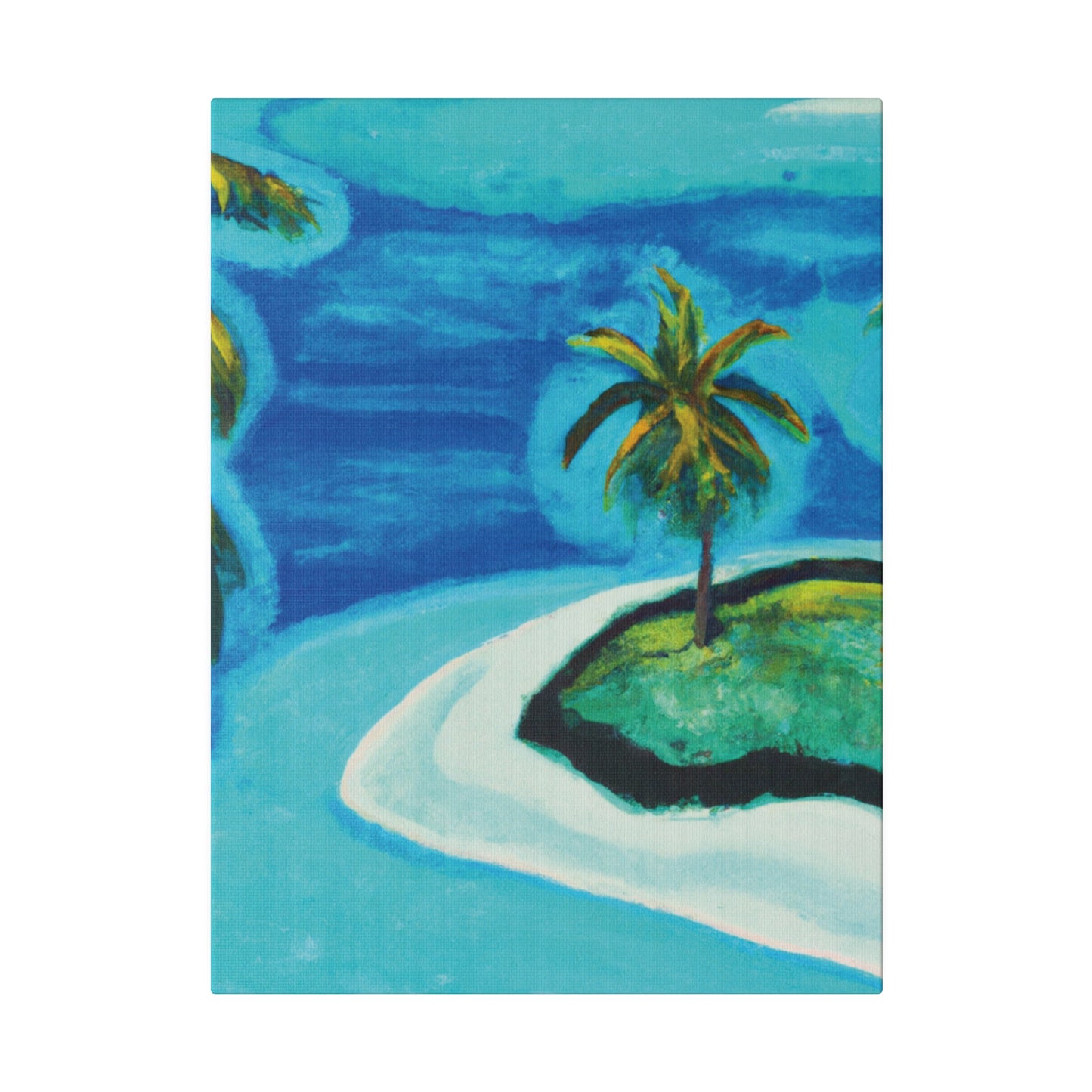 4265U - Bahamas Ocean Painting Print | Bahamas | Ocean | Beach | Poster | Home Decor | Wall Art | Canvas