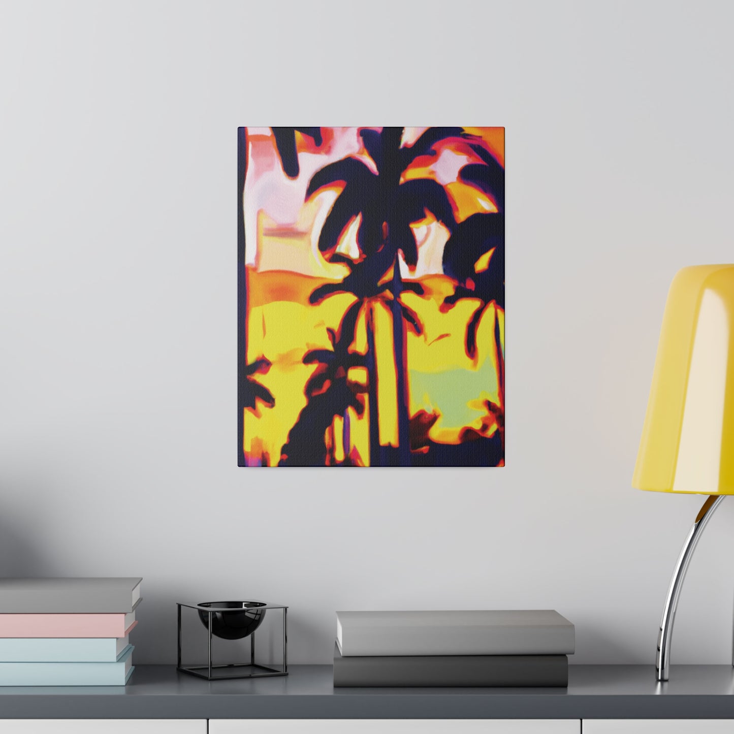 8254X - Miami Beach Sunset Painting Print | Miami | Beach | Sunset | Poster | Home Decor | Wall Art | Canvas