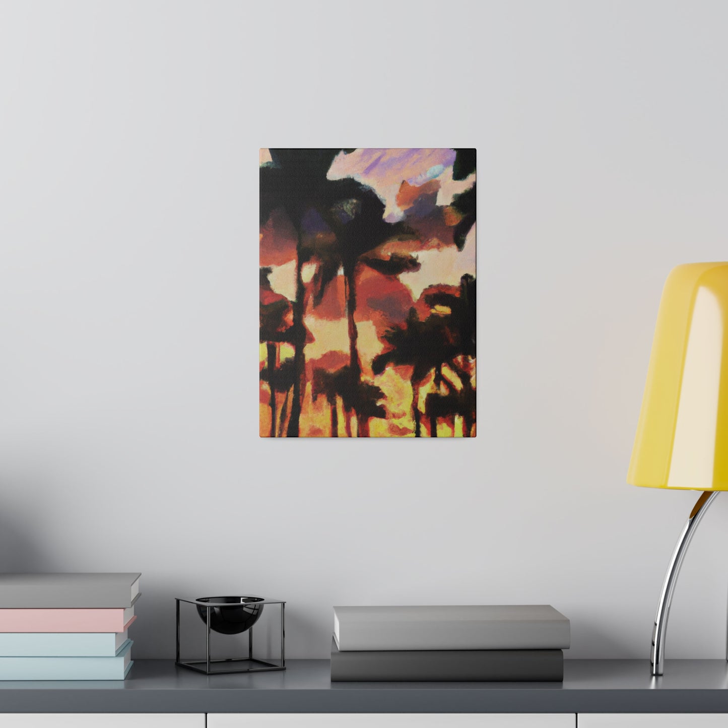 8396Z - Miami Beach Sunset Painting Print | Miami | Beach | Sunset | Poster | Home Decor | Wall Art | Canvas