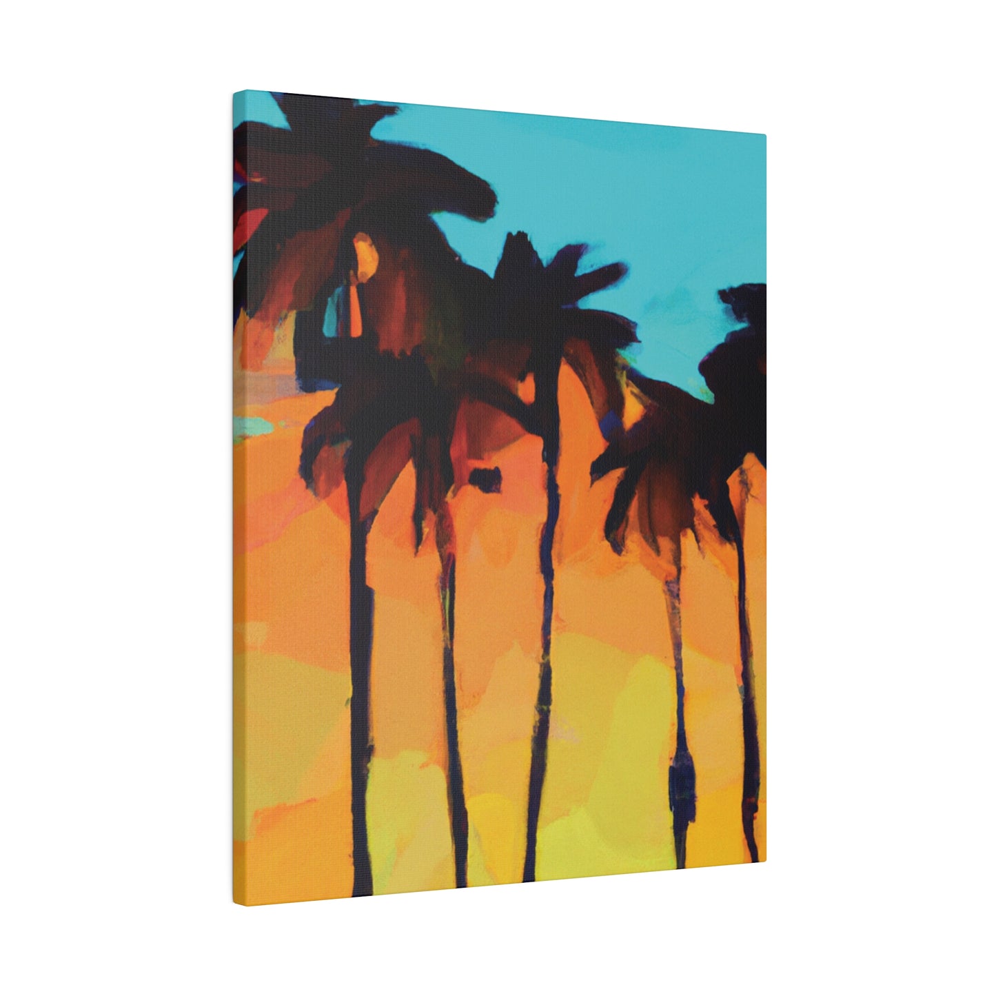 3606O - Miami Beach Sunset Painting Print | Miami | Beach | Sunset | Poster | Home Decor | Wall Art | Canvas