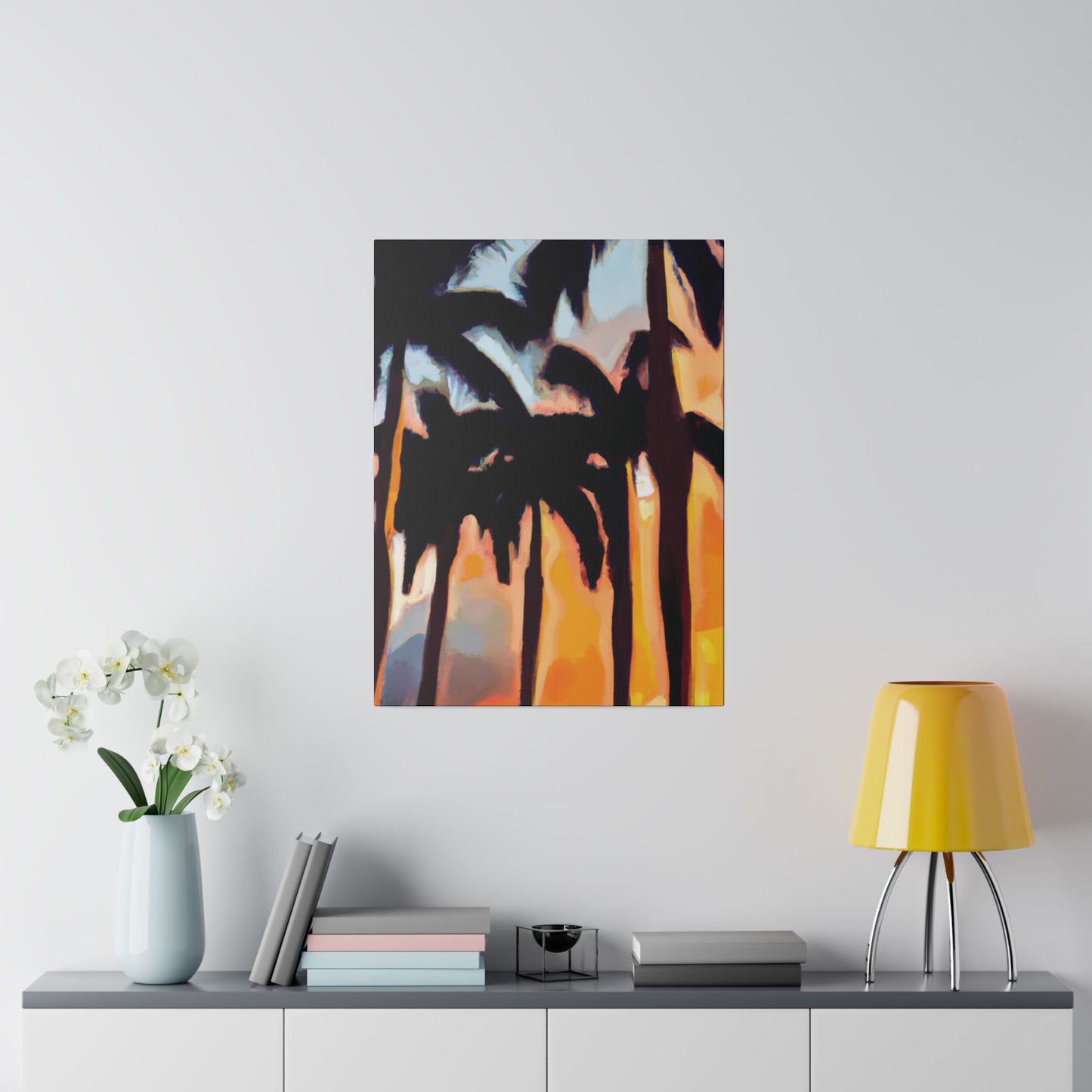 5642H - Miami Beach Sunset Painting Print | Miami | Beach | Sunset | Poster | Home Decor | Wall Art | Canvas