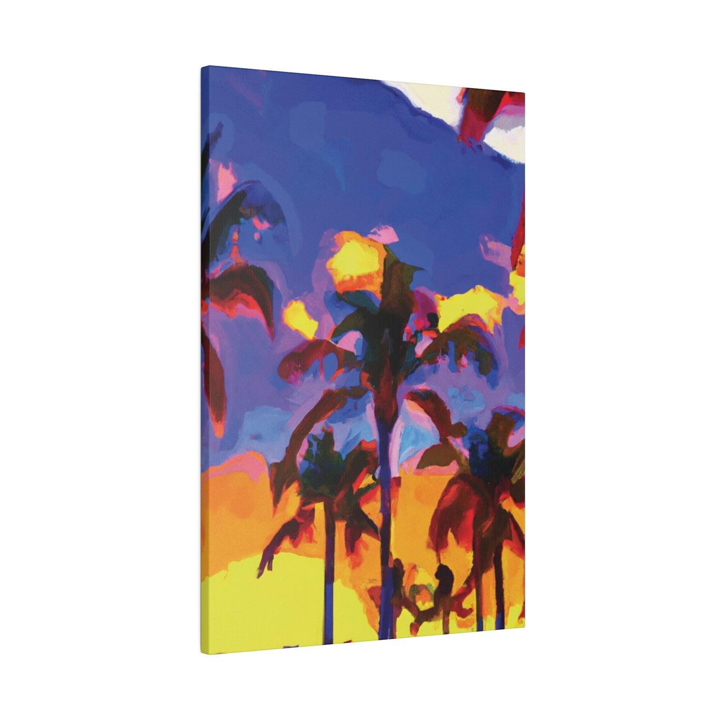 3162U - Miami Beach Sunset Painting Print | Miami | Beach | Sunset | Poster | Home Decor | Wall Art | Canvas