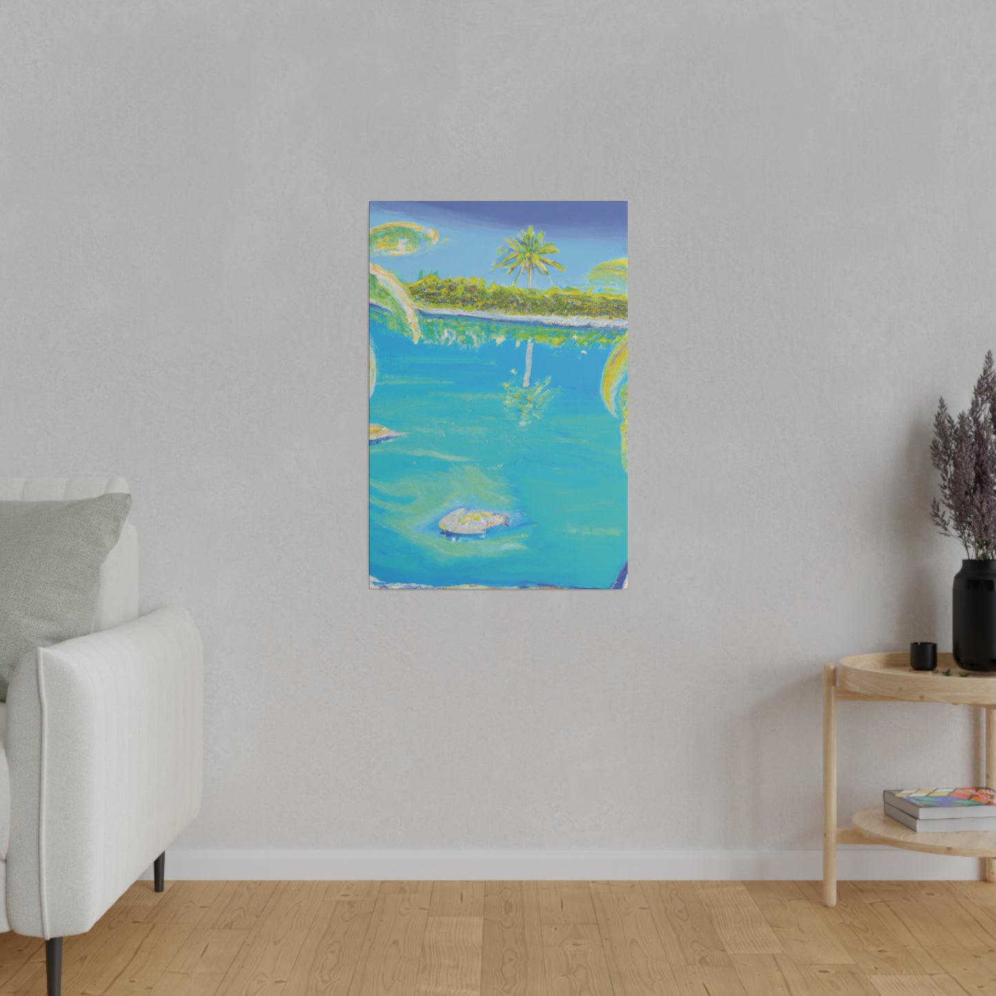 9546V - Bahamas Ocean Painting Print | Bahamas | Ocean | Beach | Poster | Home Decor | Wall Art | Canvas