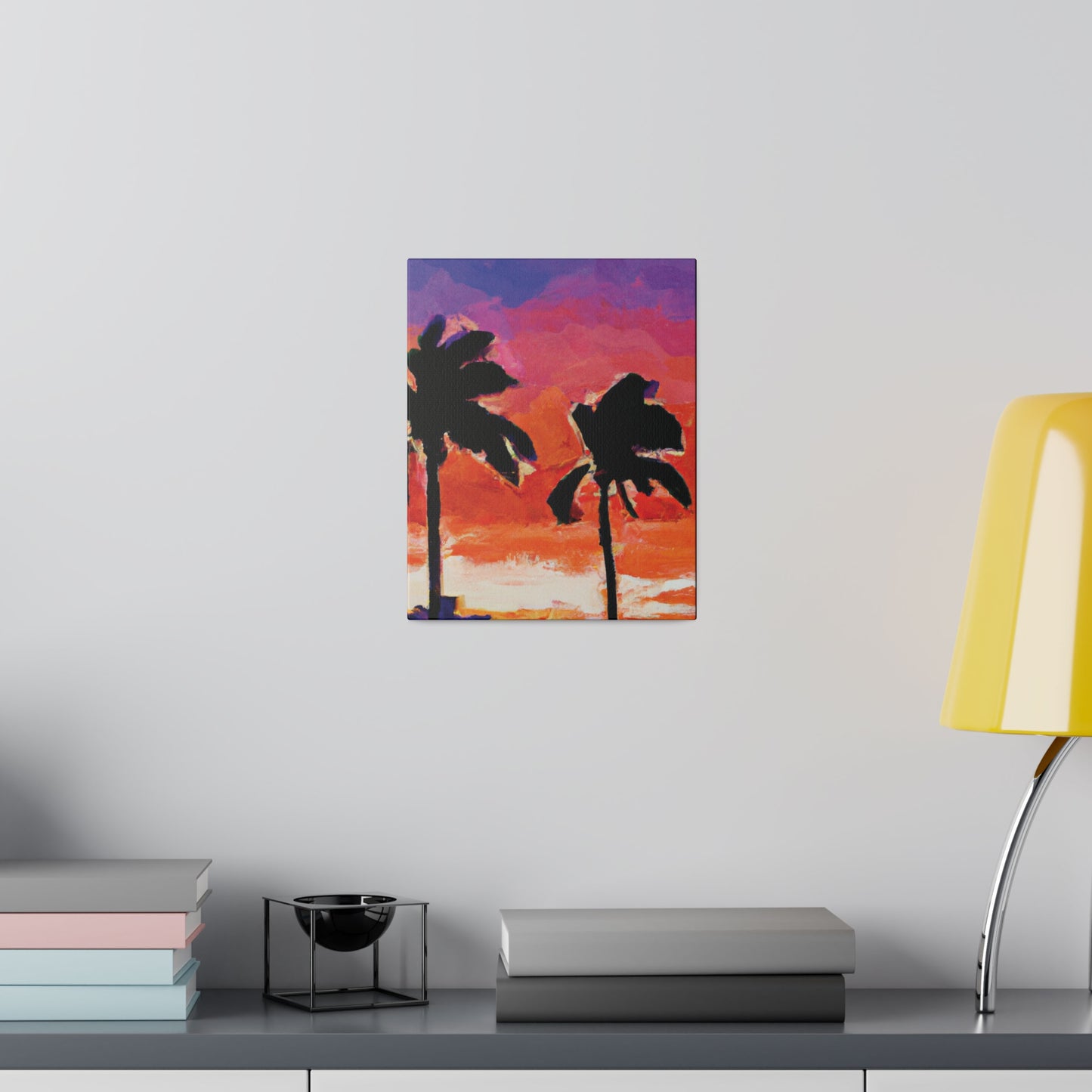 3243X - Miami Beach Sunset Painting Print | Miami | Beach | Sunset | Poster | Home Decor | Wall Art | Canvas