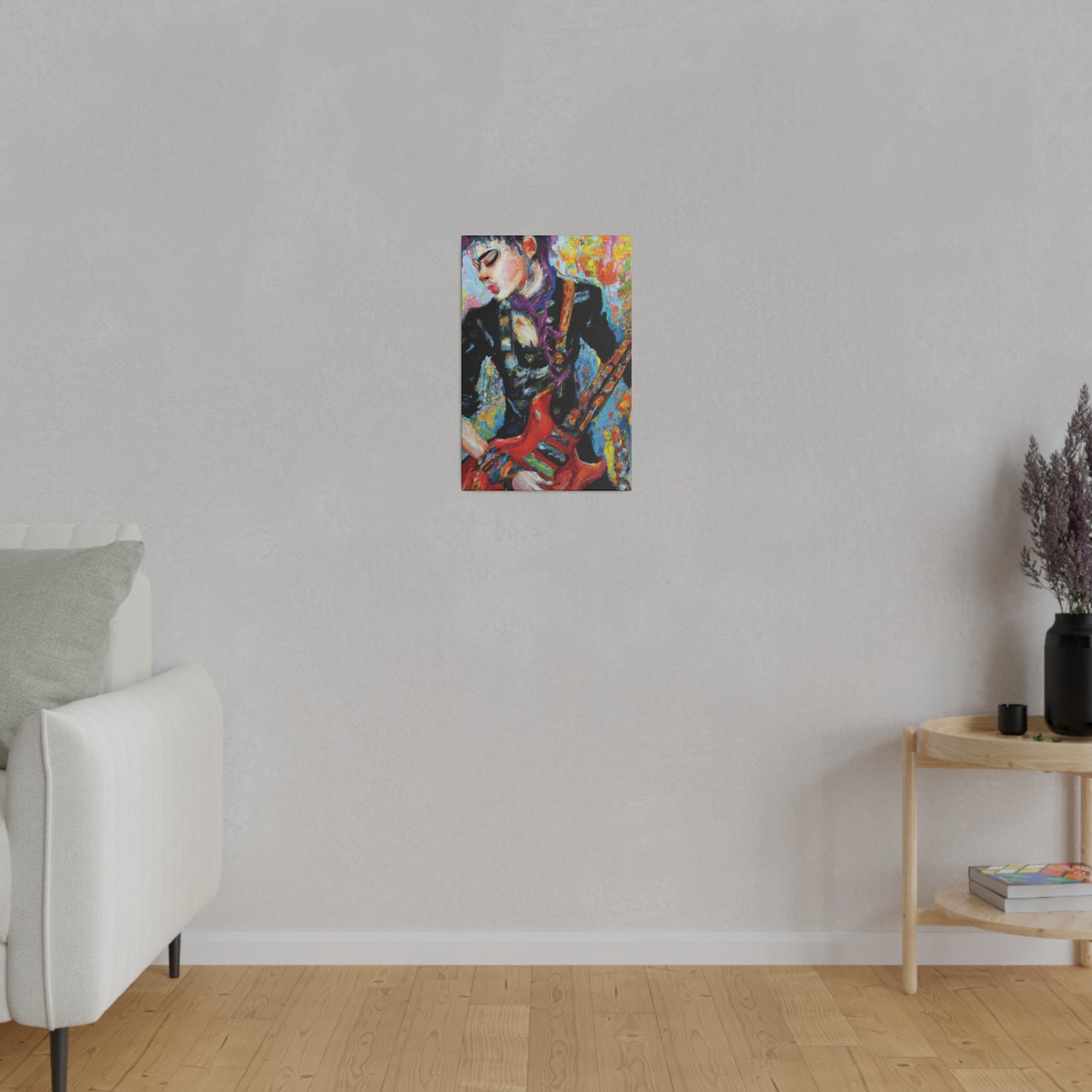 7123G - Rockstar Oil Painting Style Print | Poster | Home Decor | Wall Art | Music Art | Canvas