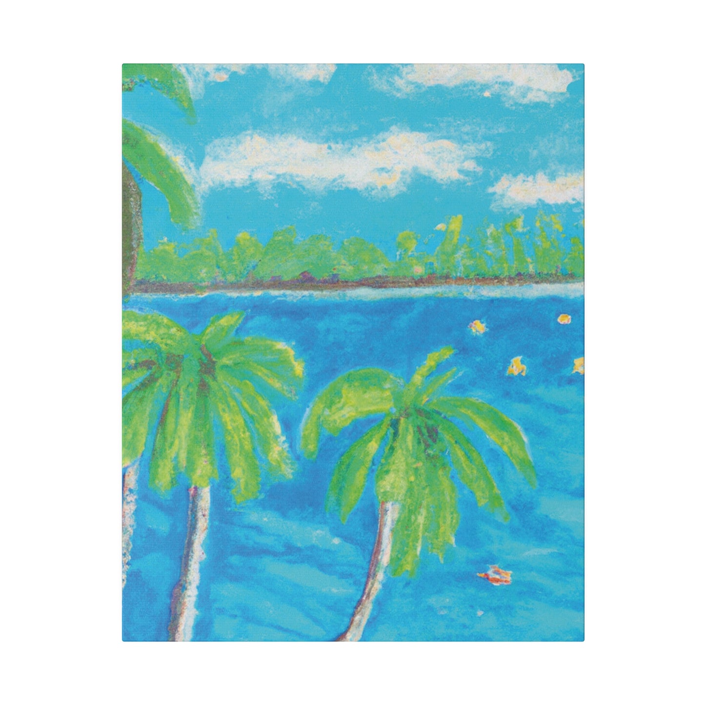 5753V - Bahamas Ocean Painting Print | Bahamas | Ocean | Beach | Poster | Home Decor | Wall Art | Canvas