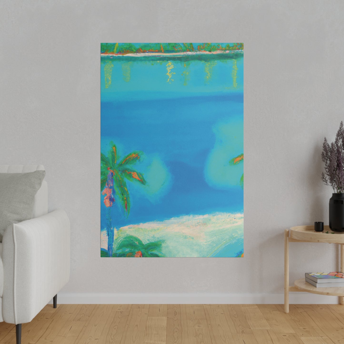 4785X - Bahamas Ocean Painting Print | Bahamas | Ocean | Beach | Poster | Home Decor | Wall Art | Canvas