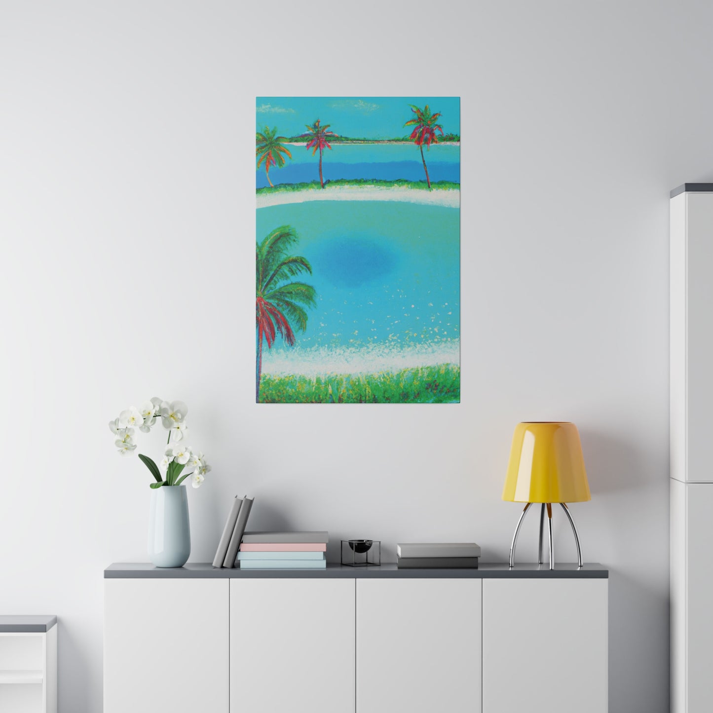 2198G - Bahamas Ocean Painting Print | Bahamas | Ocean | Beach | Poster | Home Decor | Wall Art | Canvas