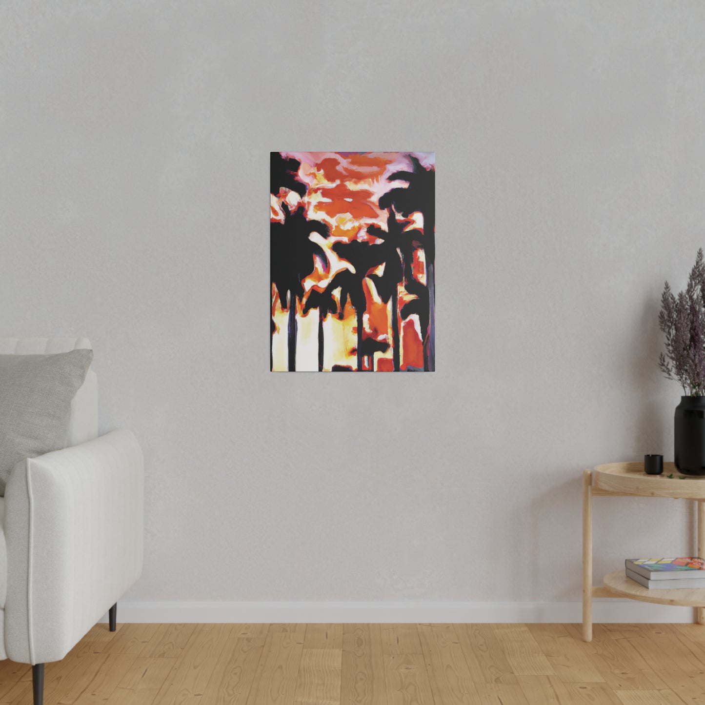 9274N - Miami Beach Sunset Painting Print | Miami | Beach | Sunset | Poster | Home Decor | Wall Art | Canvas