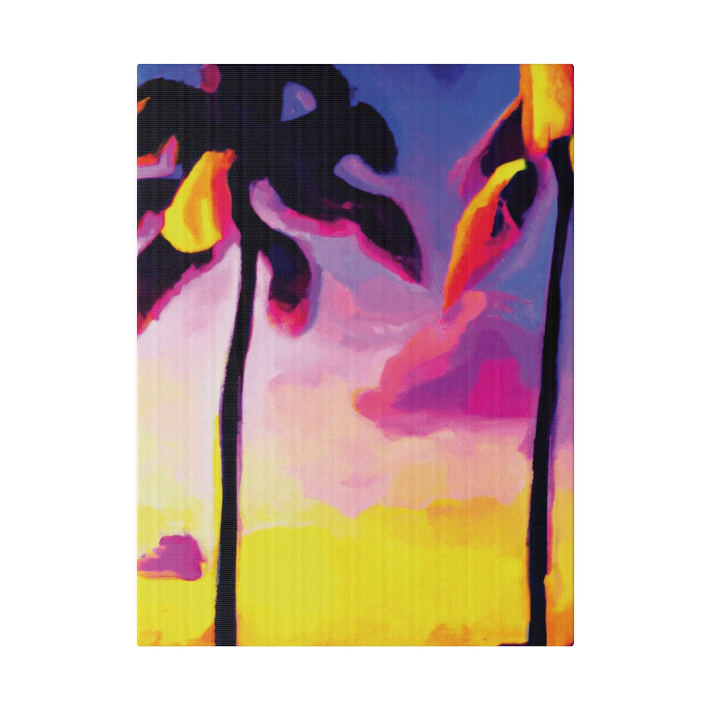 839P - Miami Beach Sunset Painting Print | Miami | Beach | Sunset | Poster | Home Decor | Wall Art | Canvas