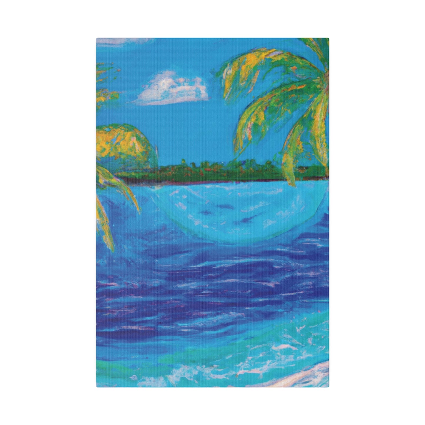 6704T - Bahamas Ocean Painting Print | Bahamas | Ocean | Beach | Poster | Home Decor | Wall Art | Canvas