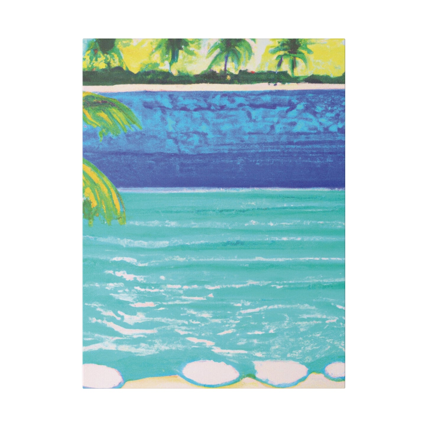 4234Z - Bahamas Ocean Painting Print | Bahamas | Ocean | Beach | Poster | Home Decor | Wall Art | Canvas