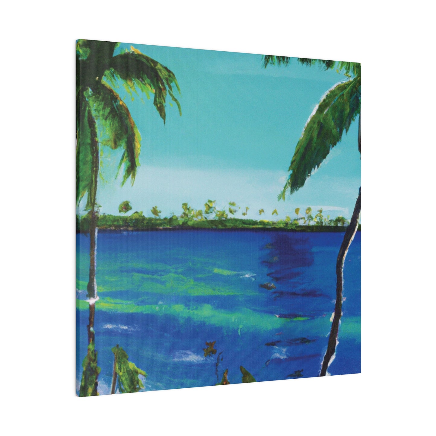 5491V - Bahamas Ocean Painting Print | Bahamas | Ocean | Beach | Poster | Home Decor | Wall Art | Canvas