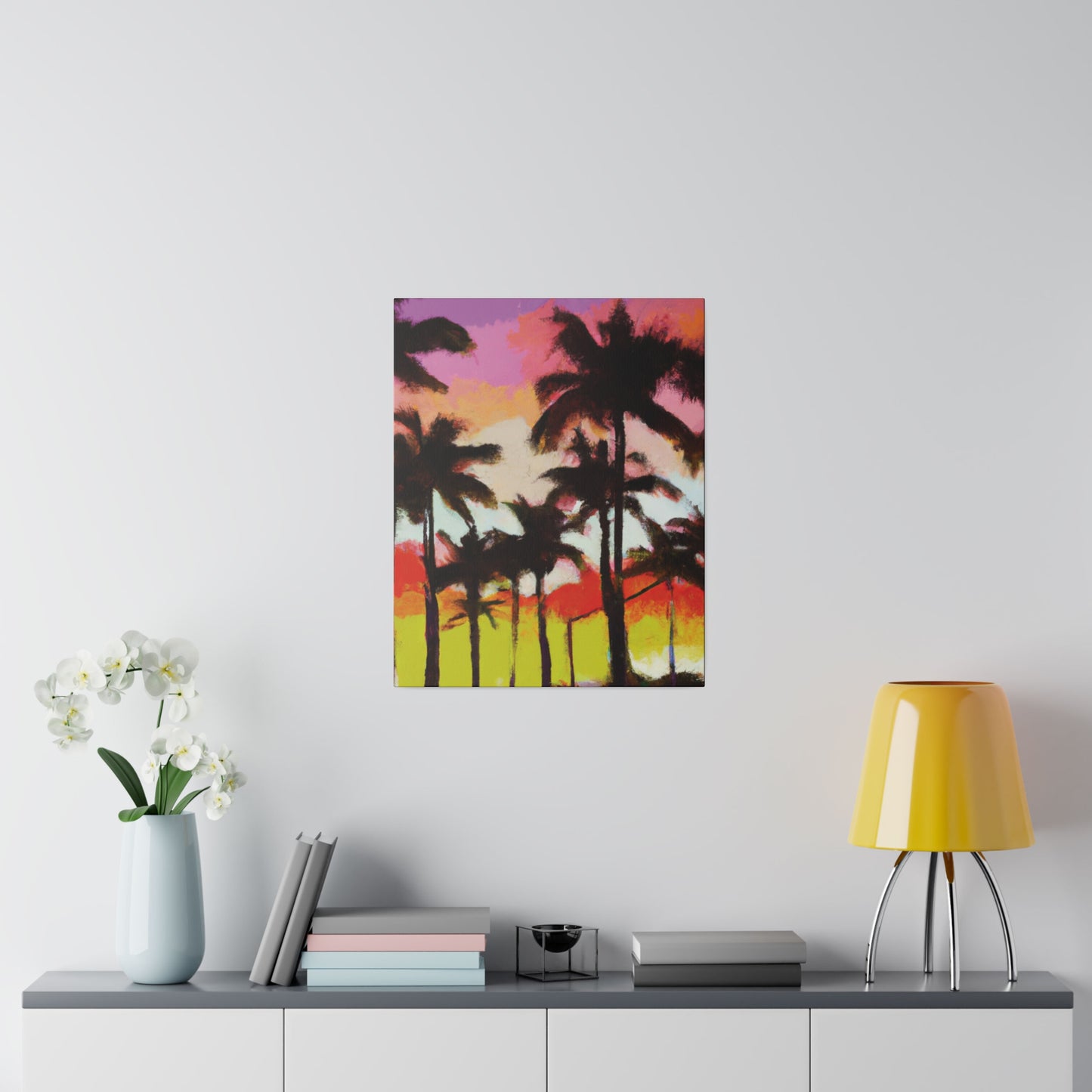 2187U - Miami Beach Sunset Painting Print | Miami | Beach | Sunset | Poster | Home Decor | Wall Art | Canvas