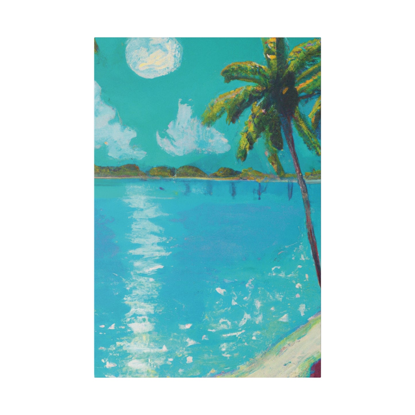 2483G - Bahamas Ocean Painting Print | Bahamas | Ocean | Beach | Poster | Home Decor | Wall Art | Canvas