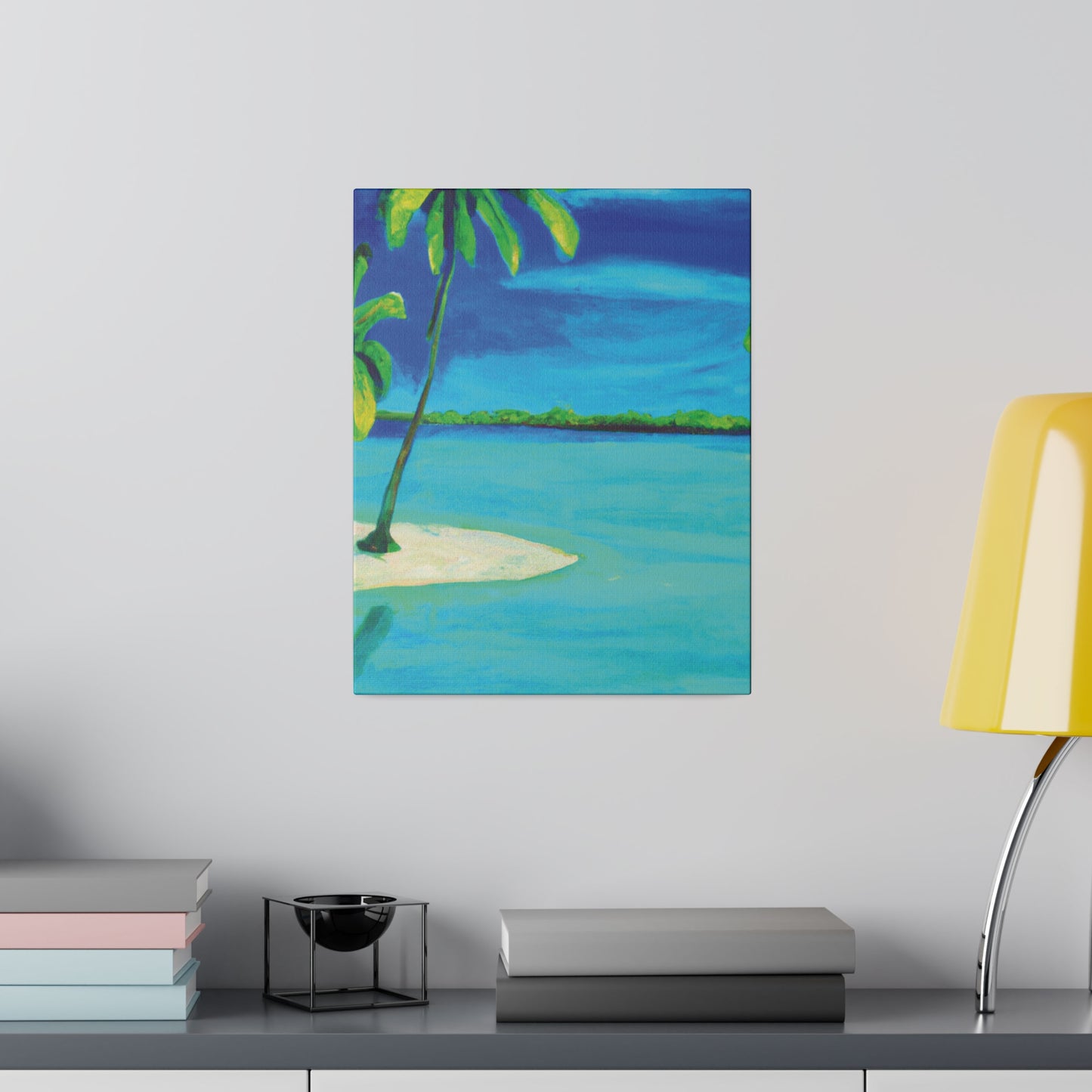 7352P - Bahamas Ocean Painting Print | Bahamas | Ocean | Beach | Poster | Home Decor | Wall Art | Canvas
