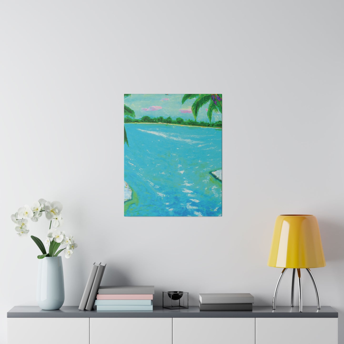 6527F - Bahamas Ocean Painting Print | Bahamas | Ocean | Beach | Poster | Home Decor | Wall Art | Canvas