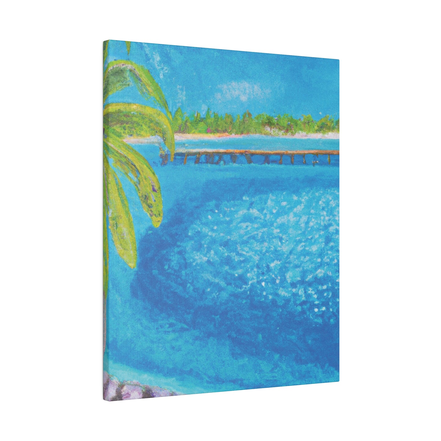 9462U - Bahamas Ocean Painting Print | Bahamas | Ocean | Beach | Poster | Home Decor | Wall Art | Canvas