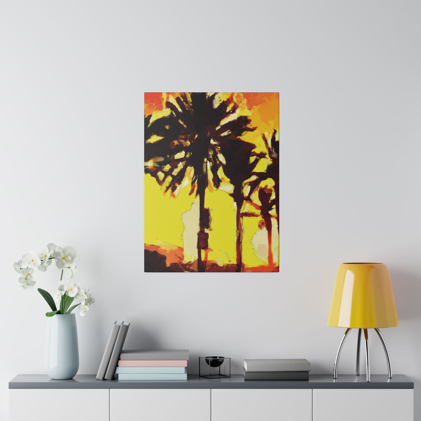 8336Q - Miami Beach Sunset Painting Print | Miami | Beach | Sunset | Poster | Home Decor | Wall Art | Canvas