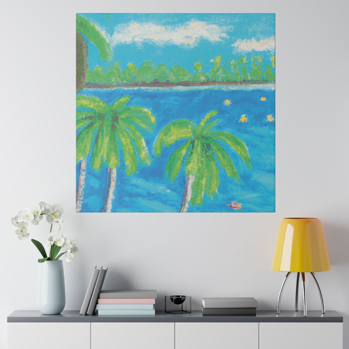 5753V - Bahamas Ocean Painting Print | Bahamas | Ocean | Beach | Poster | Home Decor | Wall Art | Canvas