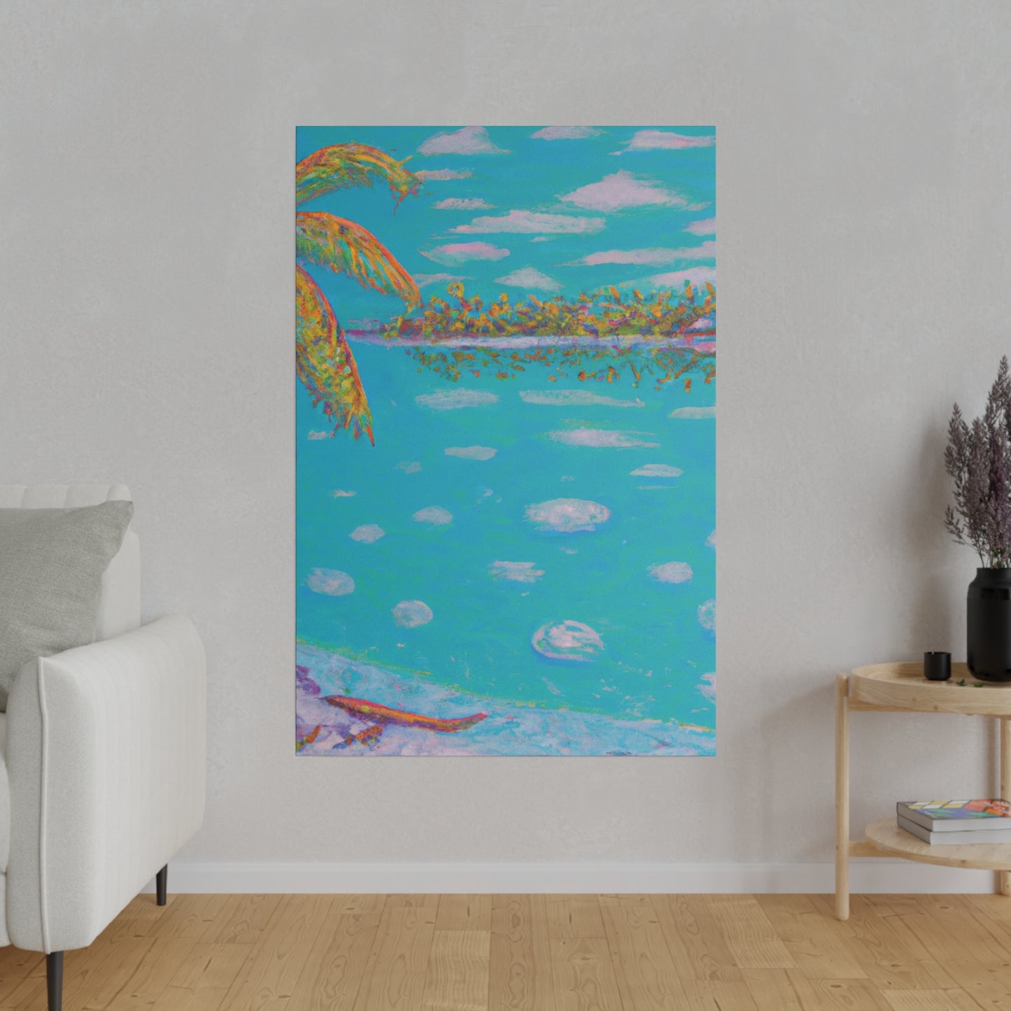 1872S - Bahamas Ocean Painting Print | Bahamas | Ocean | Beach | Poster | Home Decor | Wall Art | Canvas