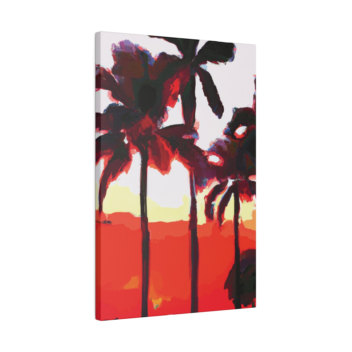 6831K - Miami Beach Sunset Painting Print | Miami | Beach | Sunset | Poster | Home Decor | Wall Art | Canvas