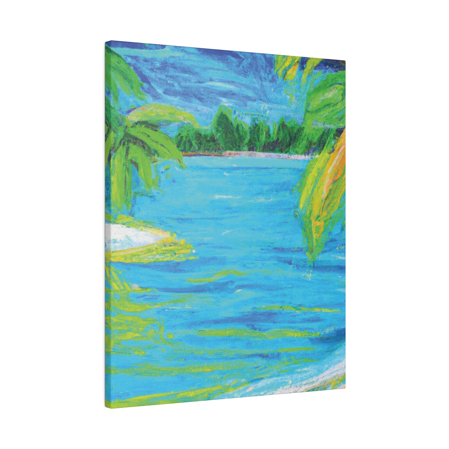 9709k - Bahamas Ocean Painting Print | Bahamas | Ocean | Beach | Poster | Home Decor | Wall Art | Canvas