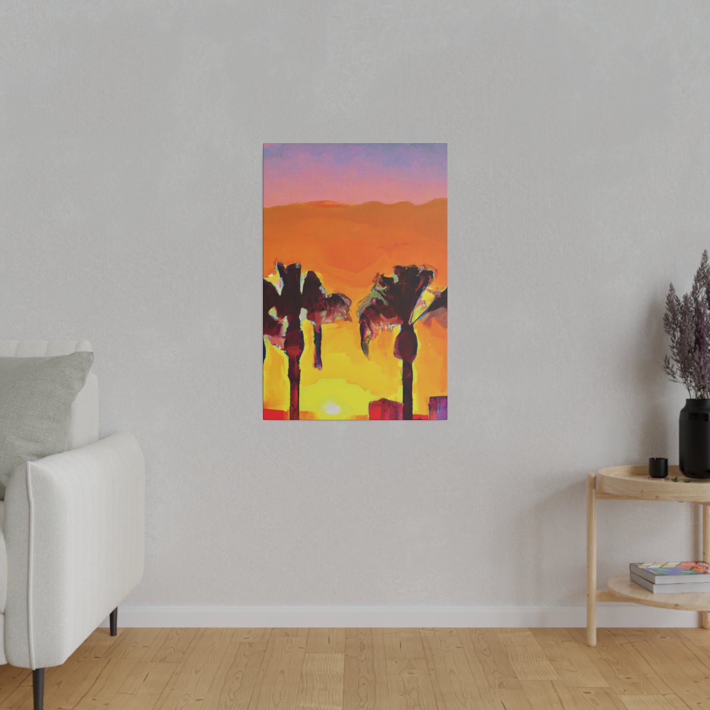 9347V - Miami Beach Sunset Painting Print | Miami | Beach | Sunset | Poster | Home Decor | Wall Art | Canvas