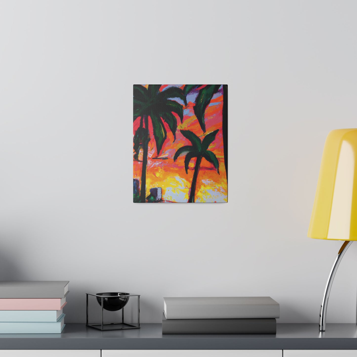 5471R - Miami Beach Sunset Painting Print | Miami | Beach | Sunset | Poster | Home Decor | Wall Art | Canvas