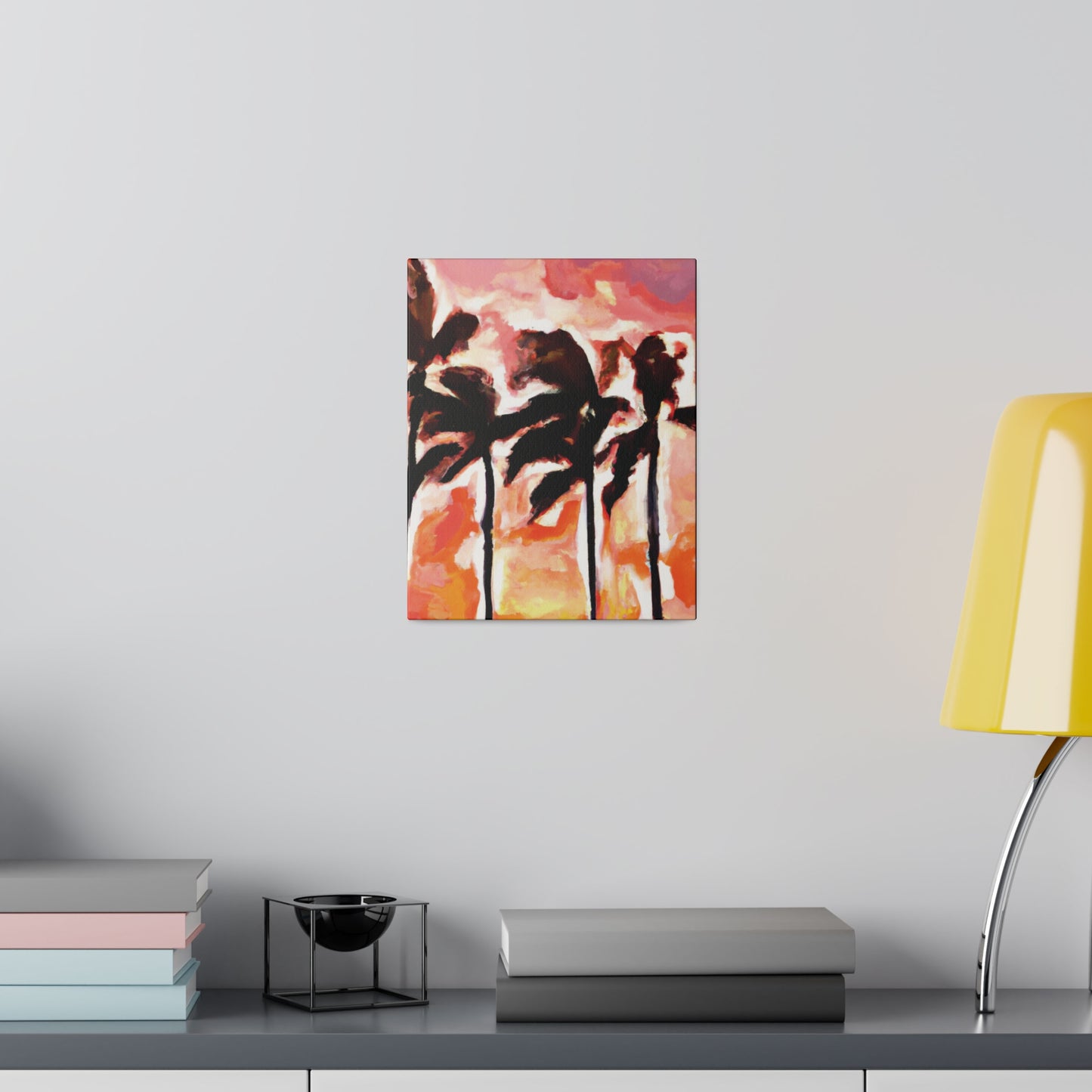 6129V - Miami Beach Sunset Painting Print | Miami | Beach | Sunset | Poster | Home Decor | Wall Art | Canvas