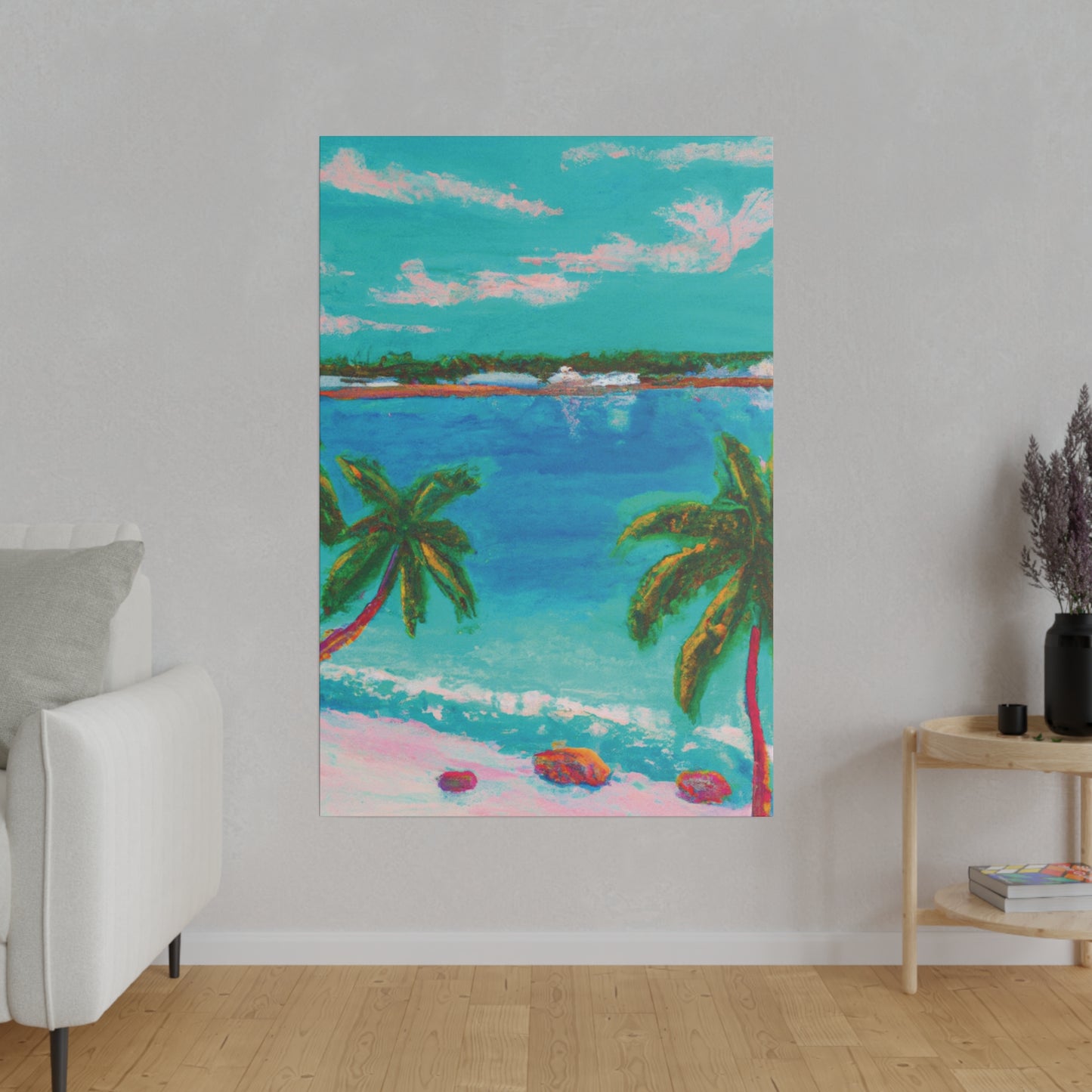 6836G - Bahamas Ocean Painting Print | Bahamas | Ocean | Beach | Poster | Home Decor | Wall Art | Canvas