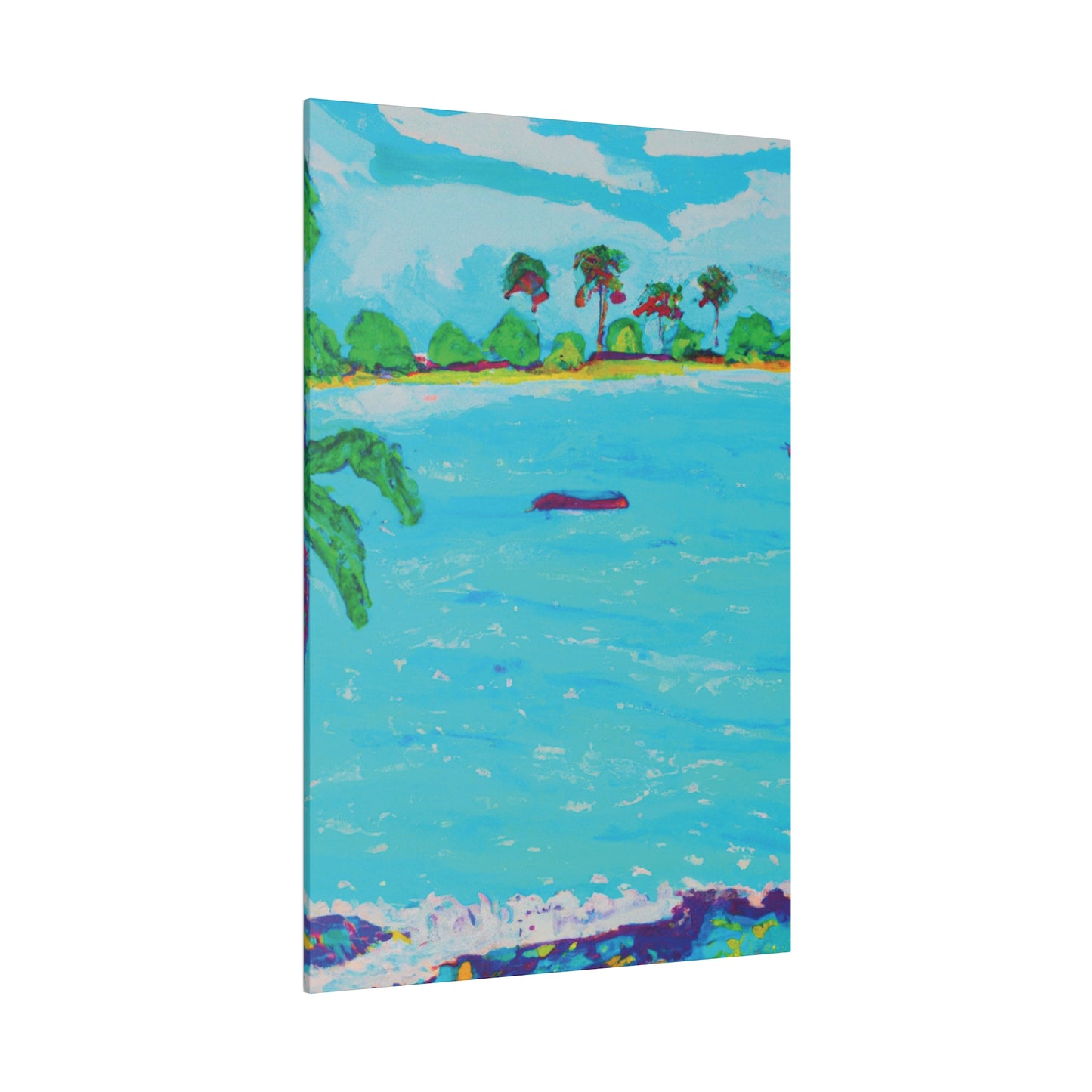 7481H - Bahamas Ocean Painting Print | Bahamas | Ocean | Beach | Poster | Home Decor | Wall Art | Canvas