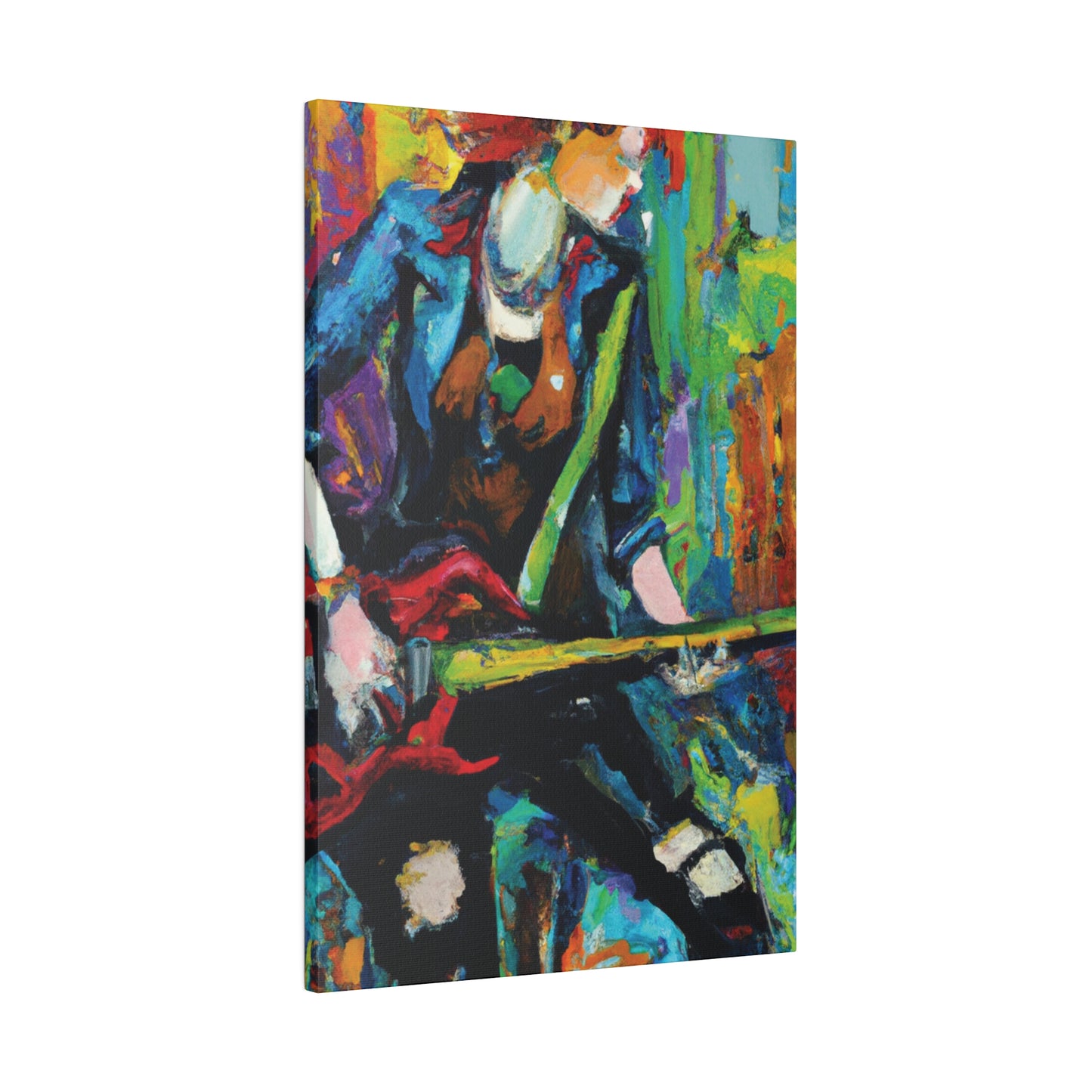 2285H - Rockstar Oil Painting Style Print | Poster | Home Decor | Wall Art | Music Art | Canvas