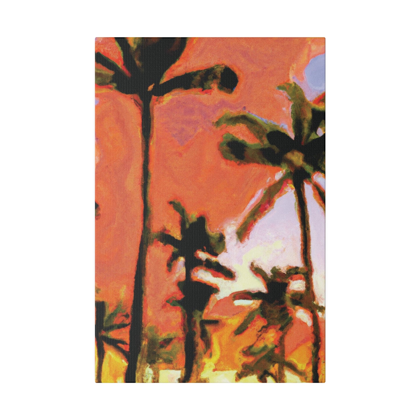 7177X - Miami Beach Sunset Painting Print | Miami | Beach | Sunset | Poster | Home Decor | Wall Art | Canvas