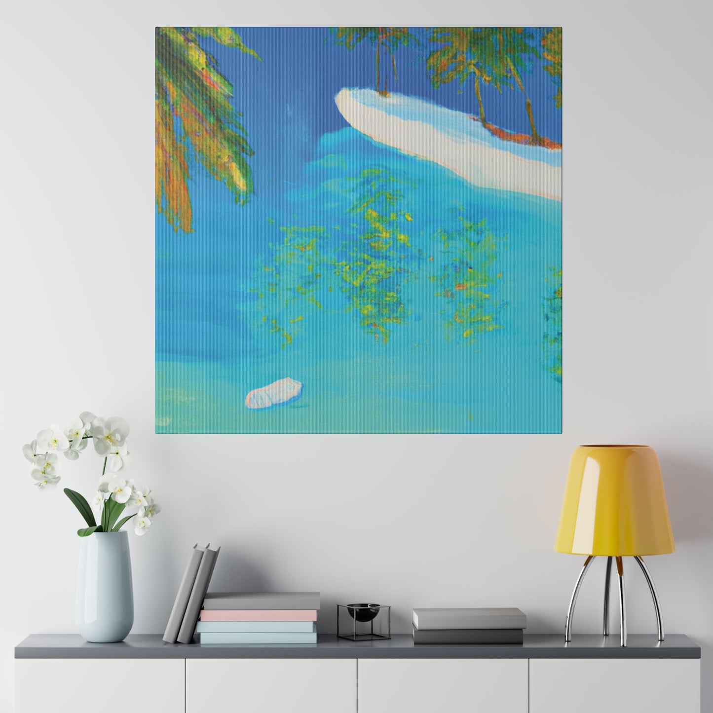 5382V - Bahamas Ocean Painting Print | Bahamas | Ocean | Beach | Poster | Home Decor | Wall Art | Canvas