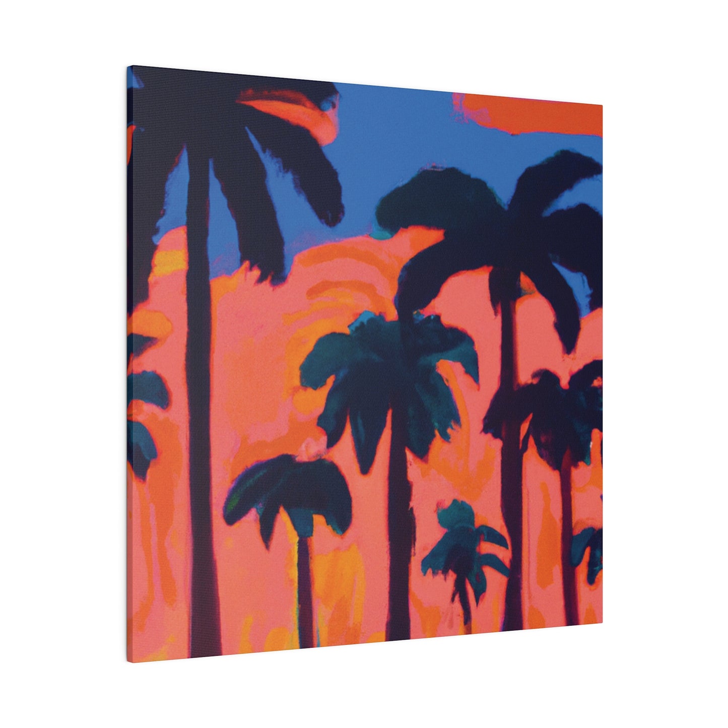 3239C - Miami Beach Sunset Painting Print | Miami | Beach | Sunset | Poster | Home Decor | Wall Art | Canvas