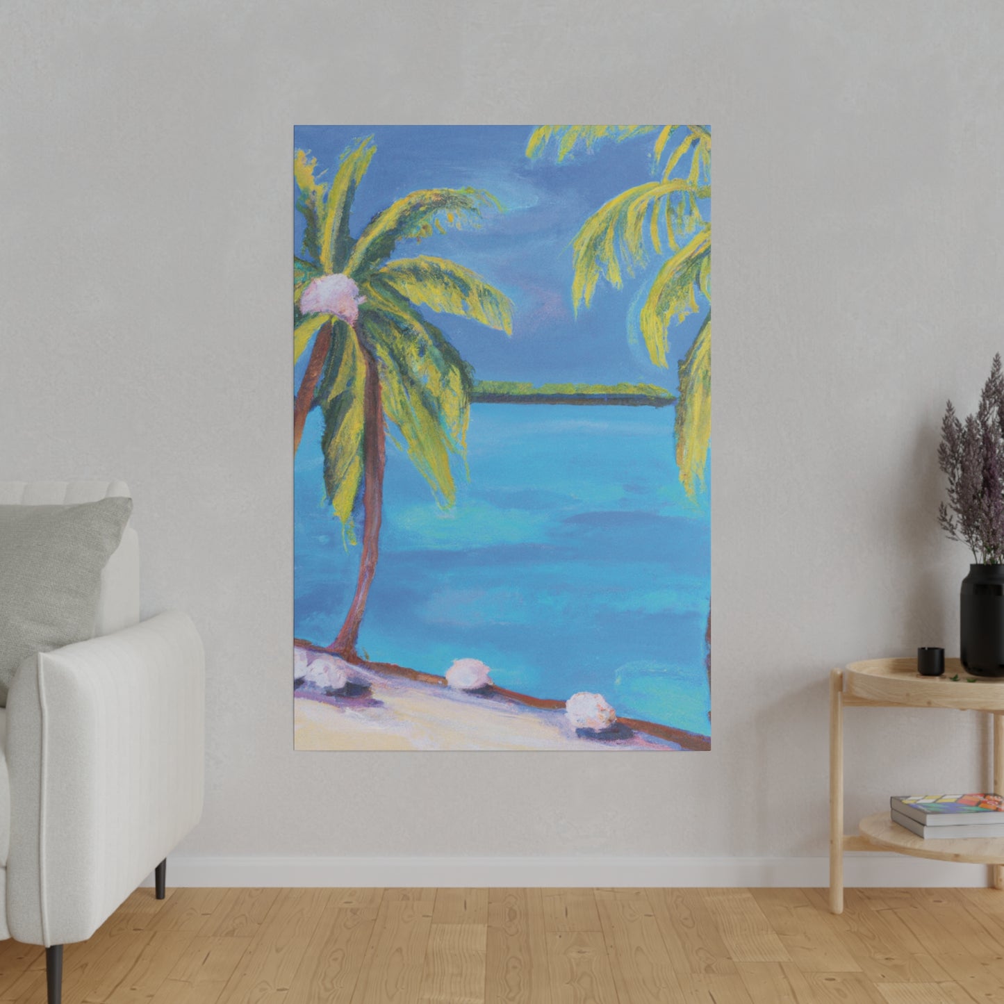 8164W - Bahamas Ocean Painting Print | Bahamas | Ocean | Beach | Poster | Home Decor | Wall Art | Canvas