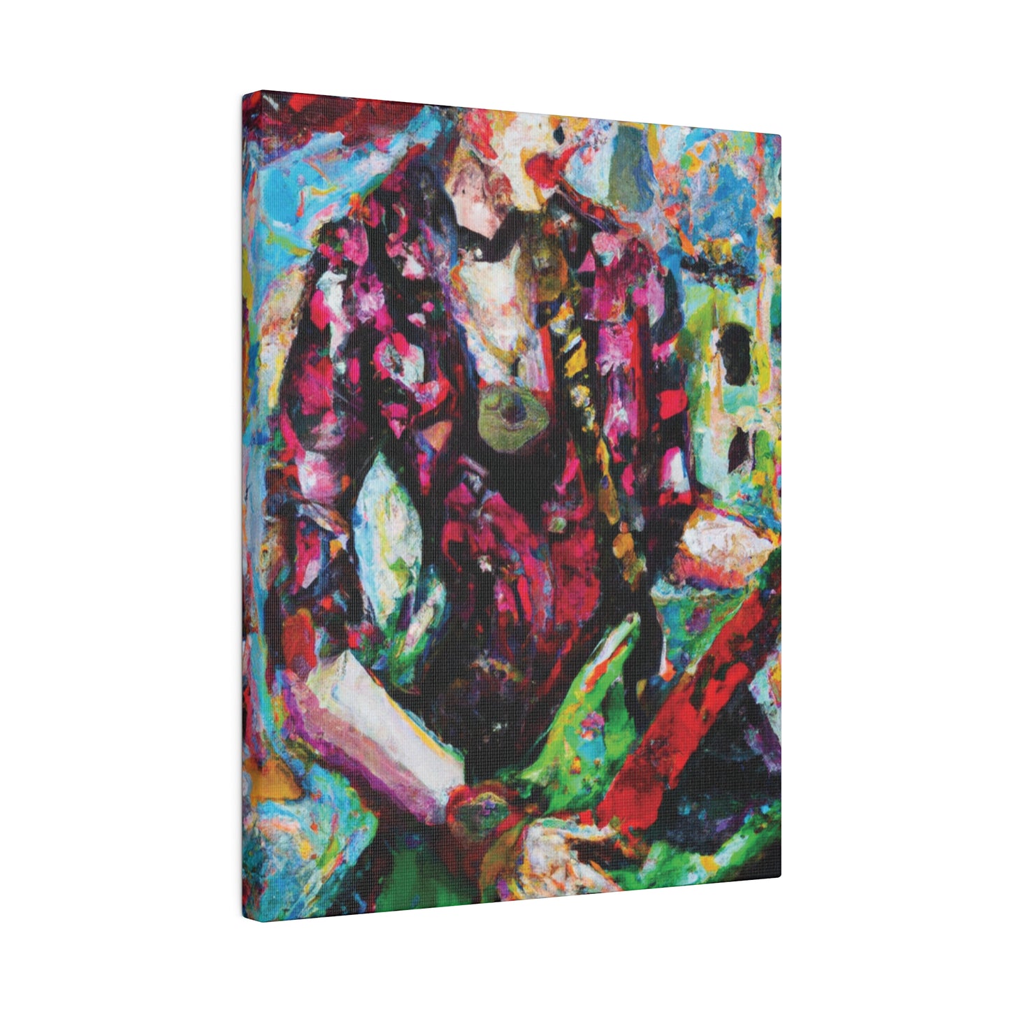 9453F - Rockstar Oil Painting Style Print | Poster | Home Decor | Wall Art | Music Art | Canvas