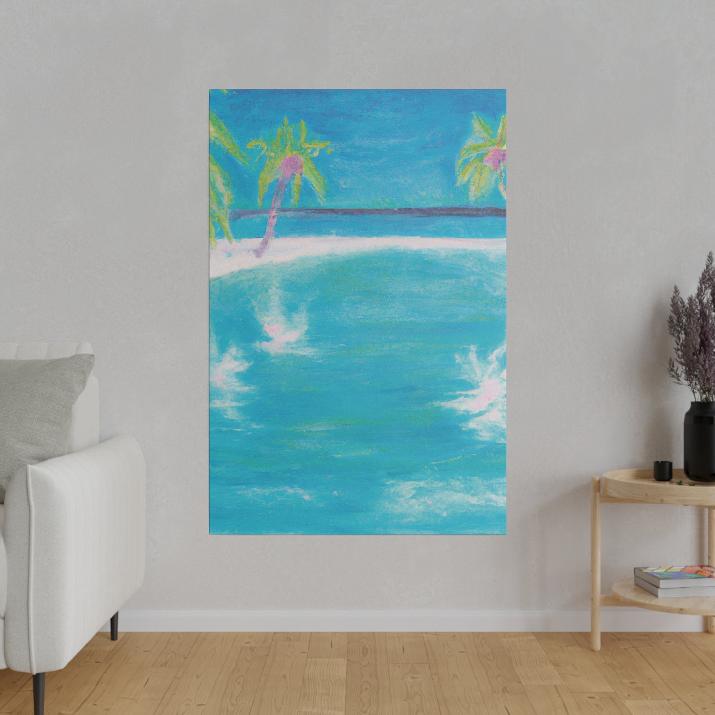 8348G - Bahamas Ocean Painting Print | Bahamas | Ocean | Beach | Poster | Home Decor | Wall Art | Canvas