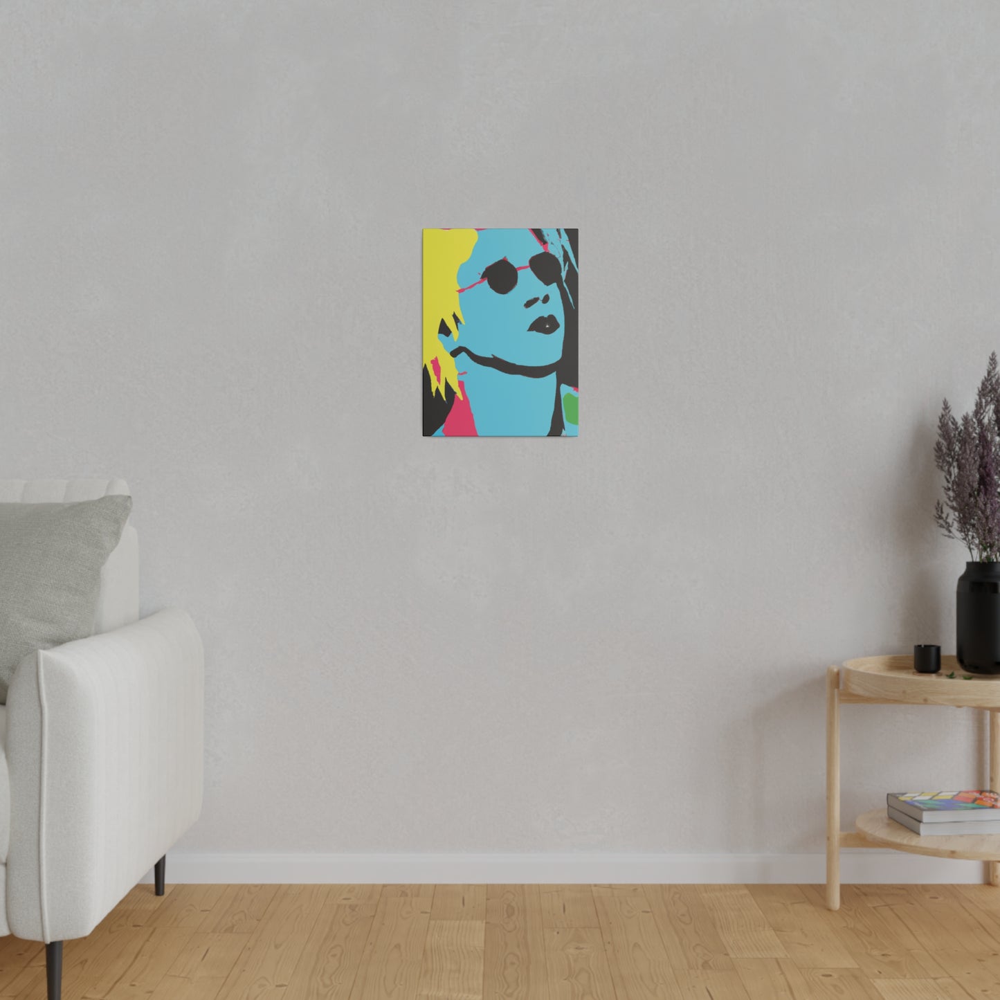 7179A - Rockstar Painting Print | Face | Abstract | Poster | Home Decor | Wall Art | Music Art | Canvas