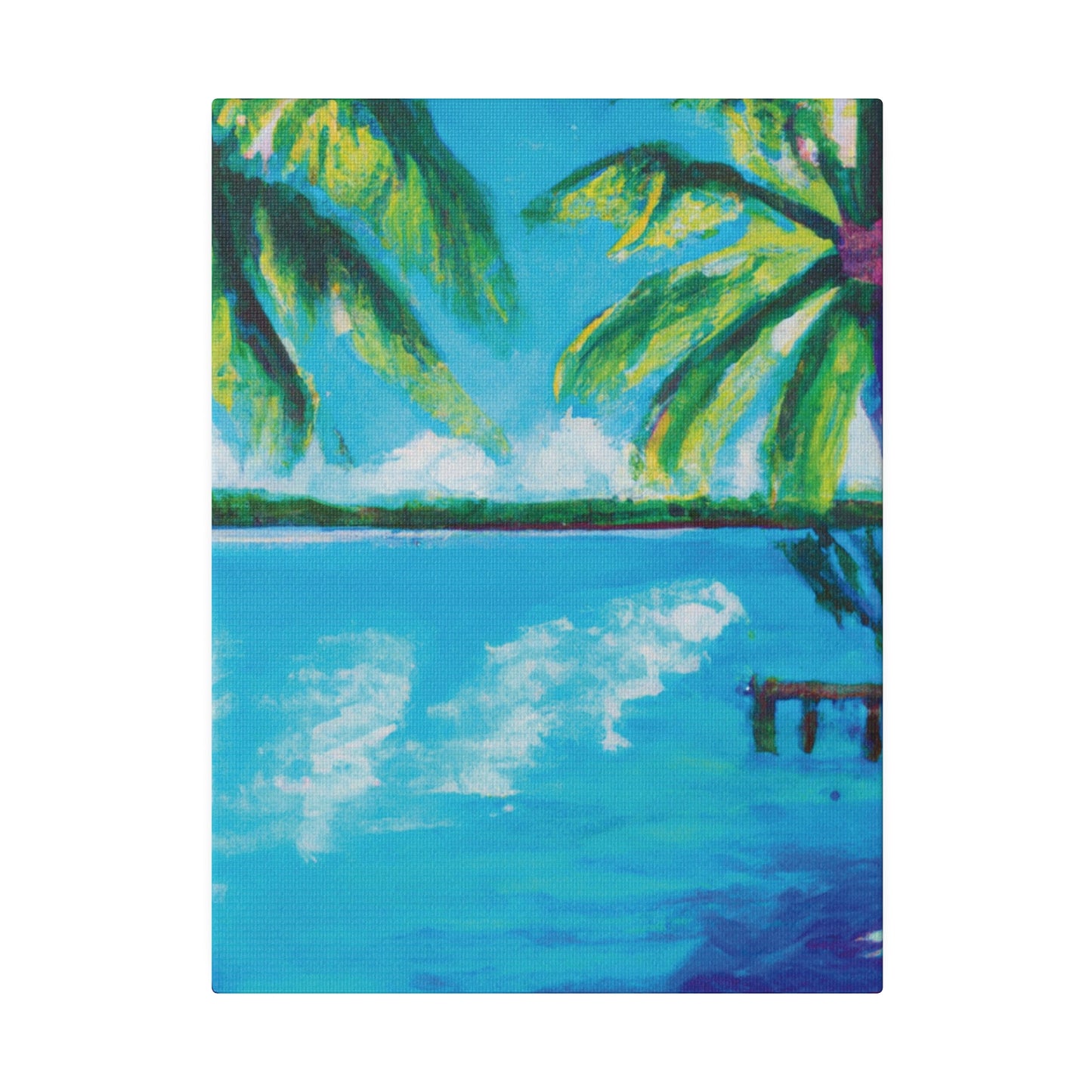 7583G - Bahamas Ocean Painting Print | Bahamas | Ocean | Beach | Poster | Home Decor | Wall Art | Canvas