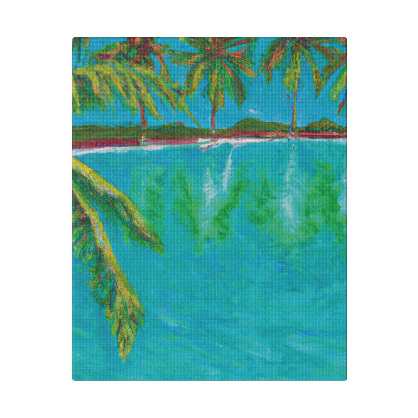 3255Q - Bahamas Ocean Painting Print | Bahamas | Ocean | Beach | Poster | Home Decor | Wall Art | Canvas