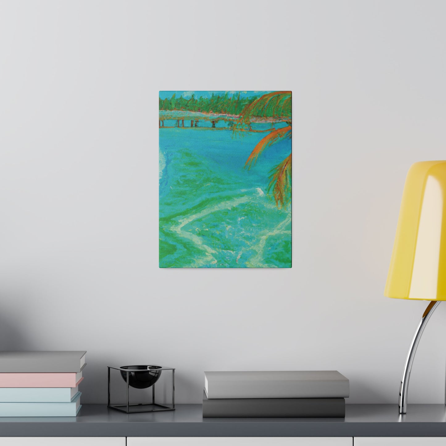 8864B - Bahamas Ocean Painting Print | Bahamas | Ocean | Beach | Poster | Home Decor | Wall Art | Canvas