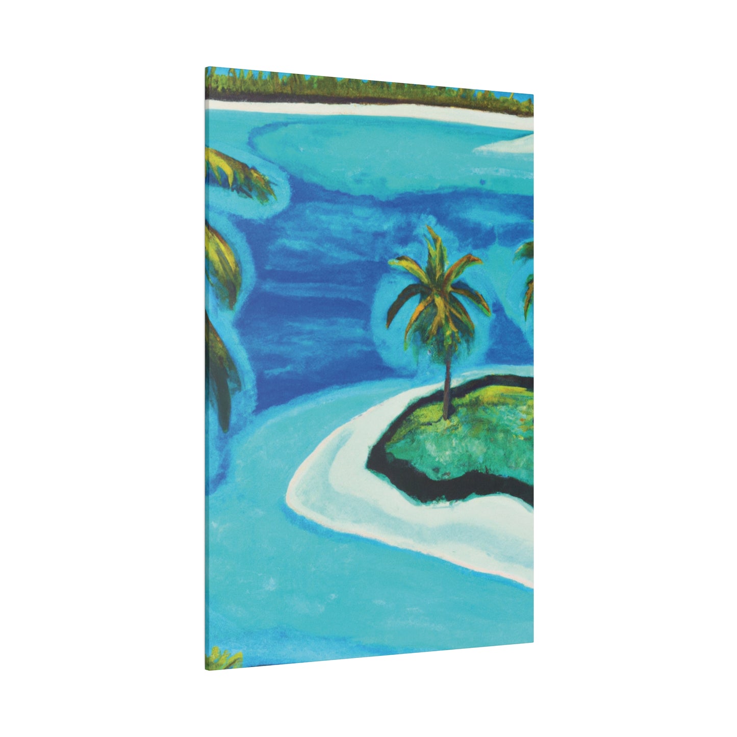 4265U - Bahamas Ocean Painting Print | Bahamas | Ocean | Beach | Poster | Home Decor | Wall Art | Canvas