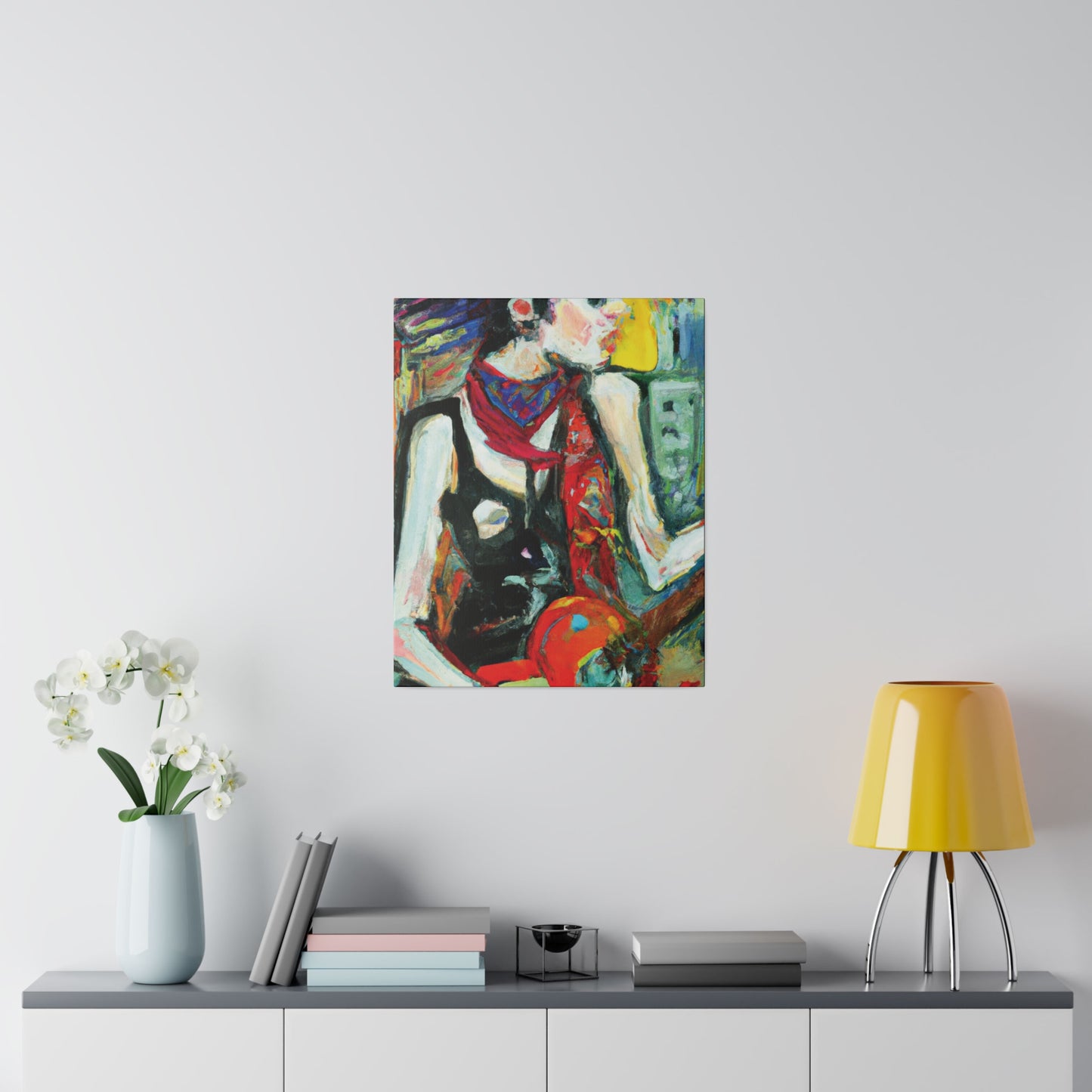 8733Q - Rockstar Oil Painting Style Print | Poster | Home Decor | Wall Art | Music Art | Canvas