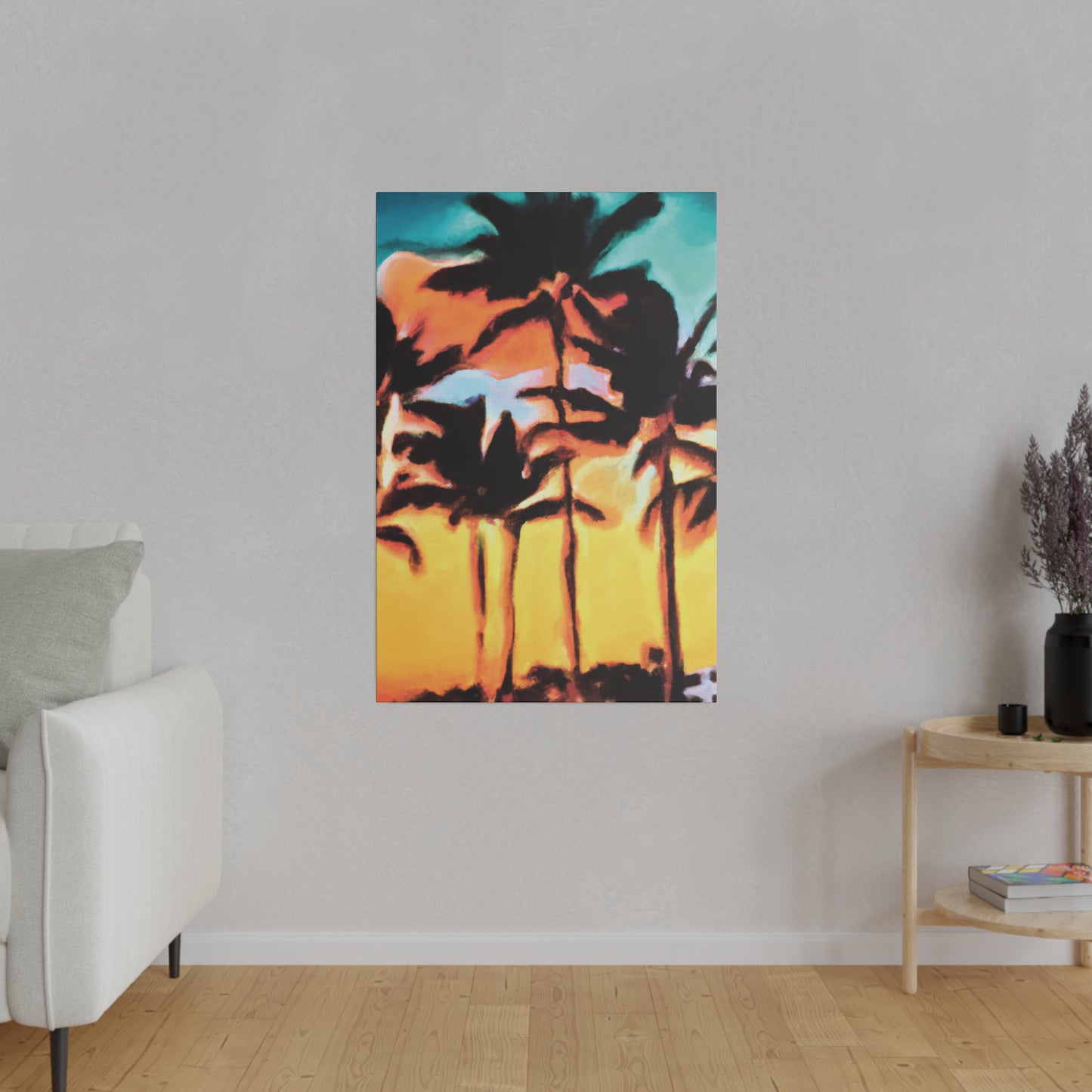 6306Z - Miami Beach Sunset Painting Print | Miami | Beach | Sunset | Poster | Home Decor | Wall Art | Canvas